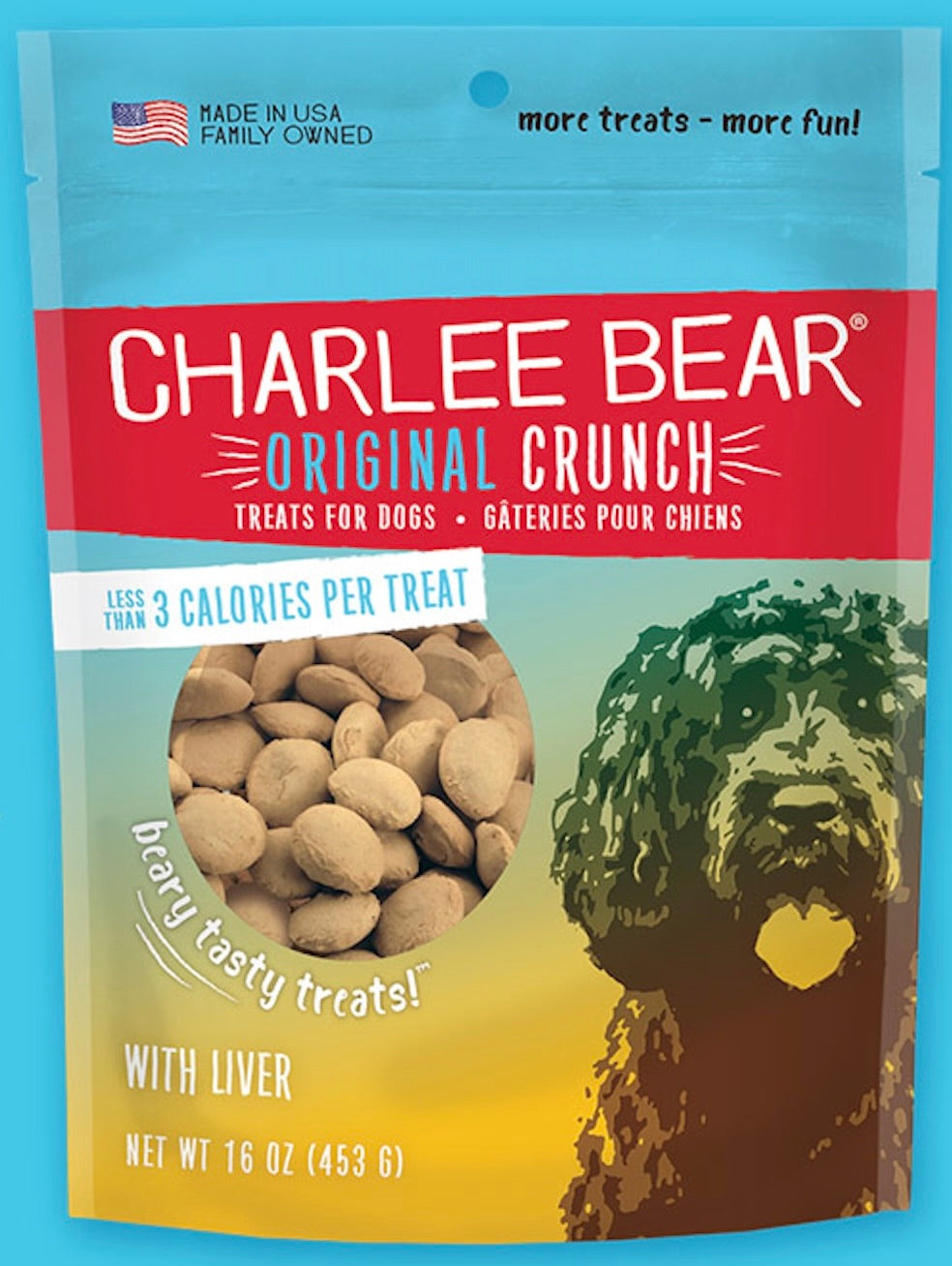 Charlee Bear Dog Liver Treat 16oz.