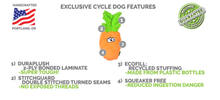 Load image into Gallery viewer, Cycle Dog Pineapple Plush Toy
