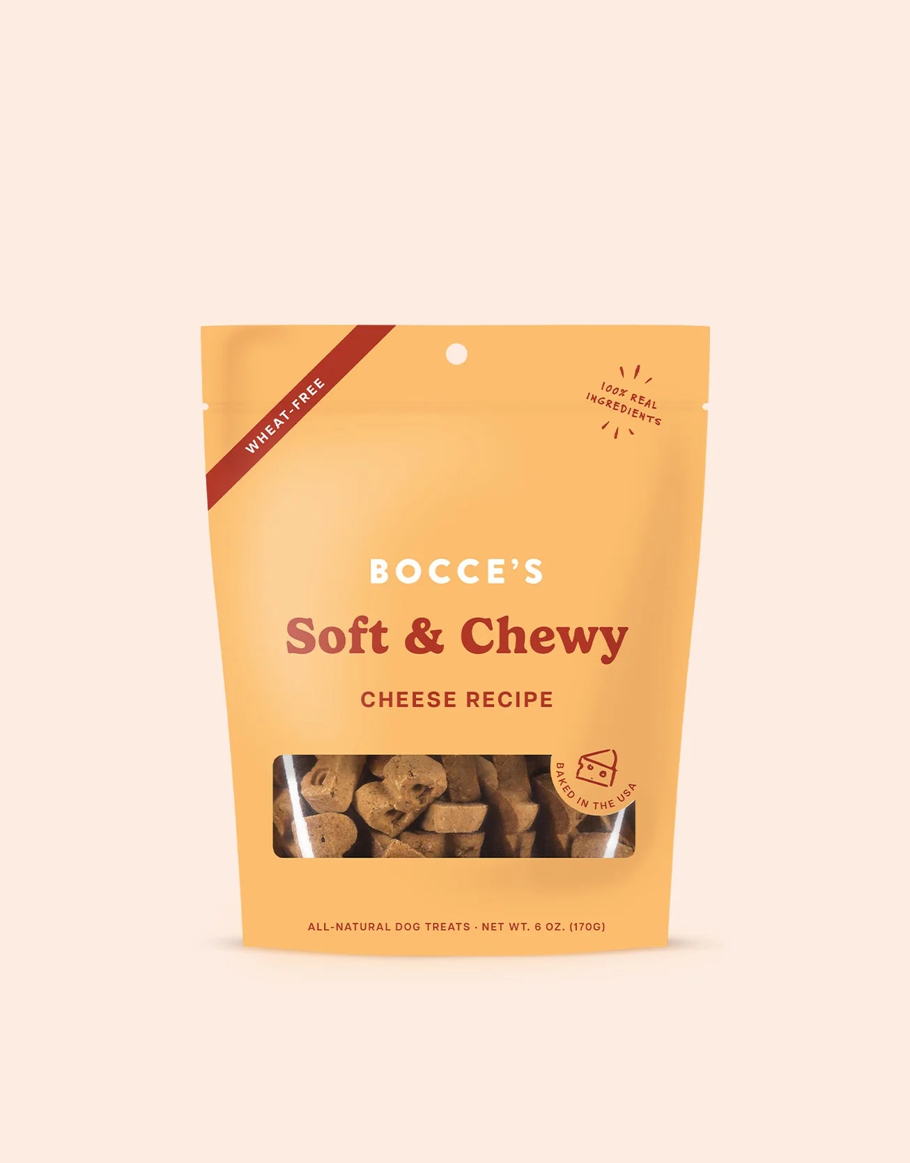 Bocces Bakery Dog Soft And Chewy Cheese 6oz