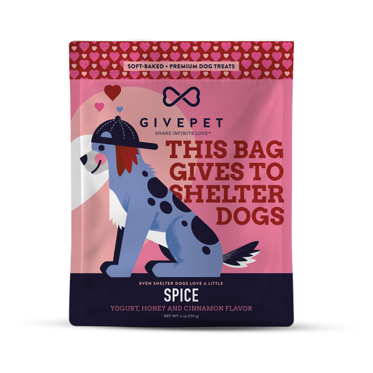 GivePet Holiday Dog Treat Soft Chew Spice 6oz