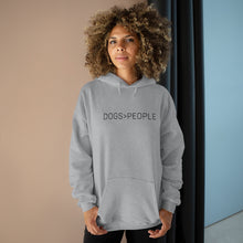 Load image into Gallery viewer, Dogs &gt; People Unisex EcoSmart® Pullover Hoodie Sweatshirt
