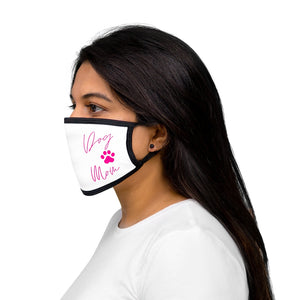 Dog Mom Mixed-Fabric Face Mask